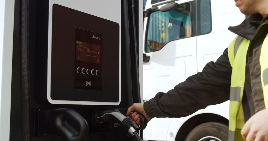 Delta’s Ultra Fast EV Charger to Power Electric Haulage Truck in the UK